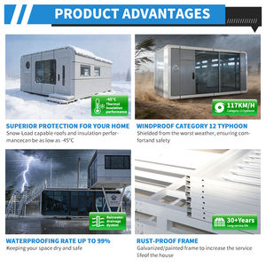 Cabaña <span class=keywords><strong>Prefabricada</strong></span> de 20 Pies, Casa Modular, Hotel, Oficina, Cabaña Tipo Apple, <span class=keywords><strong>Cabana</strong></span> de Manzana <span class=keywords><strong>Prefabricada</strong></span> - Product Image 6