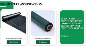 Manta agrícola negra para control de malezas, tela antihierbas, cubierta para el suelo, tela protectora contra malezas, marca <span class=keywords><strong>CHAQ</strong></span> Shandong - Product Image 4