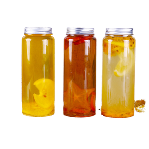 Tùy Chỉnh In 250Ml 330Ml 350Ml Pet Jar Nhựa Uống Lon Cấp Thực Phẩm Hot Bán Container Với Nắp Nhôm - Product Image 1