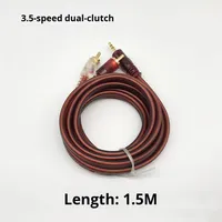 Cable de Audio Lotus de 3.5mm, Uno a Dos, Conector RCA, Revestimiento de PVC, para Teléfono Móvil, Computadora, Subwoofer, Altavoz