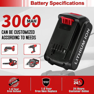 פרמיה פרמיה 20v 3000mah li-ion li-יון כלי חשמל נטענת ג - Product Image 3