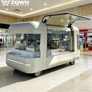 Carro de Venta de Comida Eléctrico ZOWN Color Rosa con Diseño Interior Personalizado para Catering y Venta Ambulante - Product Image 1