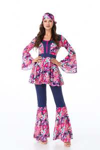 Disfraces <span class=keywords><strong>de</strong></span> Halloween para adultos más populares Traje <span class=keywords><strong>de</strong></span> <span class=keywords><strong>pareja</strong></span> <span class=keywords><strong>de</strong></span> Halloween <span class=keywords><strong>de</strong></span> los años 70 Disfraces <span class=keywords><strong>de</strong></span> discoteca <span class=keywords><strong>hippie</strong></span> Retro - Product Image 5