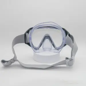 Elastic strap swimming glasses goggles oxygen mask Scuba Diving Masks Snorkeling Combo set mask swim goggles with fabric strap