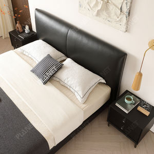 Modernes Stil Luxus Größe Schlafzimmer möbel Set Zeitgenössisches Design Doppelbett Weiche Eiche Stoff Classic Shelter Bett - Product Image 4