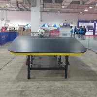 Table de football/soccer pliable en matériau SMC jaune, vente chaude, pour une utilisation en extérieur et toutes les occasions