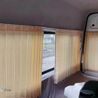 Rideaux occultants en PVC pour fenêtres latérales, sur mesure pour camping-car, caravane, motorhome, isolation thermique moderne, pare-soleil pliable