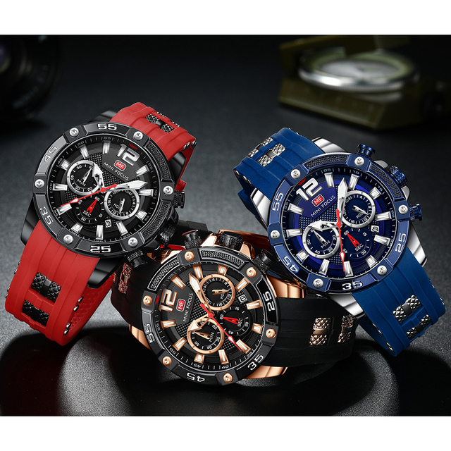 Mini MF0349G Hot Selling Business Style New Fashion Design 3atm Waterproof Alloy Quartz Wrist Men Watch