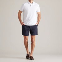 T-shirt de sport pour homme avec logo personnalisé, col rabattu, polyester et élasthanne, léger, décontracté, athlétique, pour le golf et le tennis