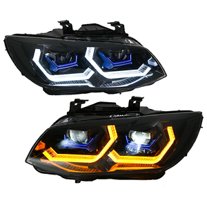 Estilo OEM Real para <span class=keywords><strong>BMW</strong></span> E60 amarillo DRL LED faros Tobys D4S H11 Mini LED proyector faro 9005 Bi LED faro - Product Image 1
