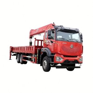 รถบรรทุกติดเครน Sinotruk 6x4 พร้อมเครน Sany 14 ตัน แบบแขนยืดได้ สำหรับยกและขนส่ง - Product Image 1