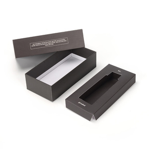 Boîte d'emballage en carton brun biodégradable personnalisée pour vendeurs, avec couvercle en deux parties et inserts, pour huiles essentielles - Product Image 2