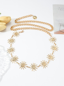 ZPE2951 Chaîne de Taille Alliage de Mode pour Femmes Été Européenne et Américaine Chaîne de Corps <span class=keywords><strong>Ceinture</strong></span> de Décoration - Product Image 5