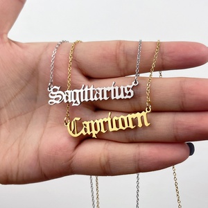 Collar Personalizado con Nombre en Inglés para Mujer y Hombre, Cadena de Acero Inoxidable en Color Oro y Plata, Collar con Letras, Joyería Chapada en Oro - Product Image 5