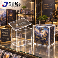 Boîte de présentation ETB en acrylique anti-UV personnalisée pour cartes TCG avec aimant puissant pour collection