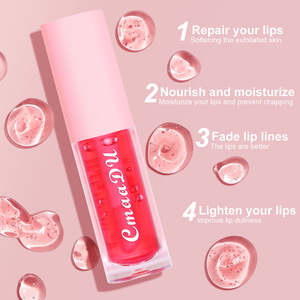 ลิปออยล์เปลี่ยนสี 6 สี กลิ่นผลไม้ กันน้ำ ติดทนนาน ลิปสติกเนื้อแมทท์ แบรนด์ส่วนตัว ลิปกลอสเนื้อฉ่ำวาว กลิตเตอร์ - Product Image 3