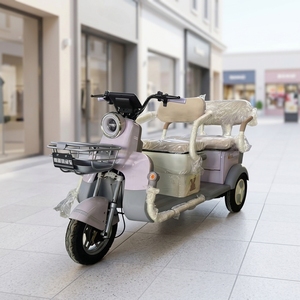 Light Leisure Tricycle for Seniors Double Seat Three Wheeler City Scooter - Product Image 1