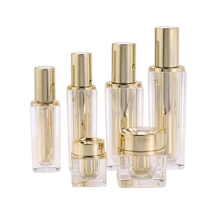 Envases Cosméticos Personalizados de Lujo, Botella Acrílica Dorada con Pulverizador para Lociones, 30ml-120ml, Tarro para Crema Facial, 15-50g - Product Image 3