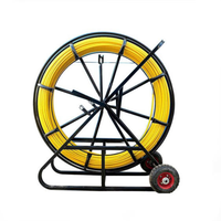 Câble de tirage en fibre de verre pour conduit, tige de tirage flexible haute résistance, ruban de tirage pour câbles souterrains, outil de passage de fils dans les conduites