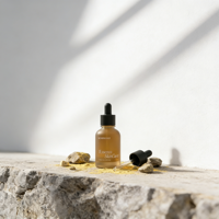 Essence capillaire bio au gingembre favorisant la croissance des cheveux, répare les pointes fourchues sèches, huile capillaire pour le soin du cuir chevelu, pour hommes et femmes