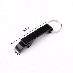 Luxury Aluminum Metal Keychain Custom Logo <b>Beer</b> Bottle Opener Waterproof Lightweight Fashion Irregular Shape - Product Image 3