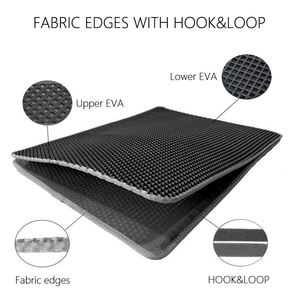 แผ่นรองกันทรายแมวแบบ EVA กันน้ำ ทำความสะอาดง่าย ดีไซน์รังผึ้งสองชั้น พร้อมแผ่นรองกันลื่น - Product Image 3