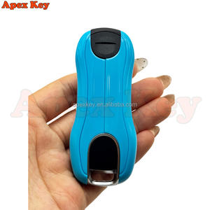 Fundas de Repuesto para Llaves de Alta Calidad en Azul Bebé para Porsche con Pegatinas para Crear Marcos de Fotos Artísticos - Product Image 3