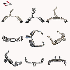 Vortex Chất lượng cao van thép không gỉ catback hệ thống ống xả cho Audi Quad Mẹo muffler - Product Image 5