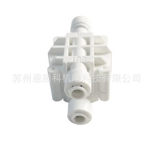 Válvula de cuatro vías para purificador de agua Ro, diámetro de tubería 14x4, plástico blanco, fácil operación, uso doméstico - Product Image 5