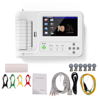 Electrocardiógrafo CONTEC ECG600G de 6 Canales con Pantalla Táctil + Software para PC