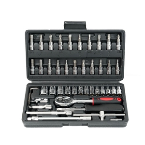 Chất lượng cao Ratchet cờ lê thiết lập 46 pcs ổ cắm công cụ thiết lập - Product Image 5