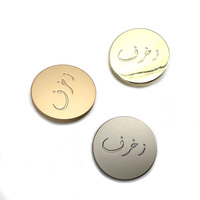 Boutons métalliques personnalisés YYX, logo gravé, accessoires vestimentaires, boutons en alliage de zinc, boutons de costume détachables, accessoires