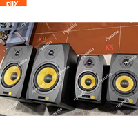 K8 Haut-parleur de monitoring actif 8 pouces, modèle studio alimenté, une paire avec Bluetooth personnalisable pour salle de classe/maison/karaoké