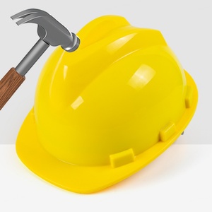 Cascos de Seguridad Tipo V, Amarillos, Blancos, Rojos, Azules, Sin Ranuras, 6 Puntos de Suspensión, Cascos de Seguridad Industrial para la Construcción - Product Image 5