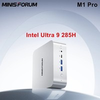MINISFORUM M1 Pro AI Mini PC Gaming Intel Core Ultra 9 285H 16 núcleos OCuLink Desktop 2 * USB4 Altavoz dual incorporado Ordenador WiFi7