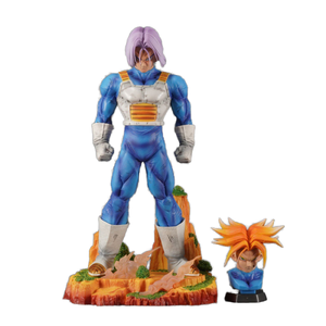 Nouveau 29cm Dragon <span class=keywords><strong>DBZ</strong></span> troncs têtes modifiables Anime Figure modèle Statue Collection décoration de bureau ornement - Product Image 1