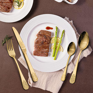 Ensemble de cuillères <span class=keywords><strong>et</strong></span> fourchettes à manche Unique à motif de fleur, couverts Vintage en or, couverts villoy <span class=keywords><strong>et</strong></span> <span class=keywords><strong>Boch</strong></span> - Product Image 6