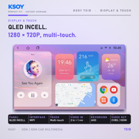 Layar Android Mobil 9 Inch Audio Mobil Android Layar Android Mobil Bluetooth WiFi Pemutar Video Multimedia