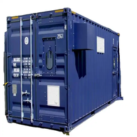 Cabine de sablage intégrée mobile, conteneur de sablage pour travaux de construction en extérieur