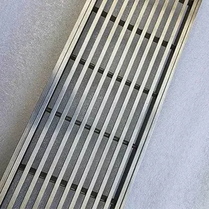 Nuevo Desagüe Lineal de Acero Inoxidable Largo, Antiolores, con Salida <span class=keywords><strong>Lateral</strong></span>, para Ducha, Fregadero de Cocina Comercial - Product Image 1