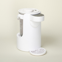 Appareils électroménagers intelligents : Samovar électrique russe et turc 2,0 L + 0,6 L, bouilloire à double paroi en verre pour thé et eau