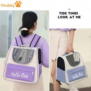 Bolsa de Transporte para Gatos, Cuadrada, Fresca, Colorida, Portátil, Transpirable, de Gran Capacidad, Mochila Oxford para Perros, para Senderismo - Product Image 4