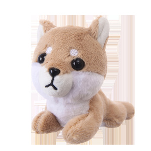 Mignon doux moelleux animal en peluche chien en peluche poupée sac à dos pendentif porte-clés Simulation bouledogue Dobermann sac breloque accessoires - Product Image 6