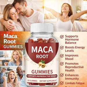 Enerji, Hormon Dengesi ve Ruh Hali Desteği için OEM Özel Etiketli <span class=keywords><strong>Maca</strong></span> Kökü Jelibonları 60 Adet - Product Image 2