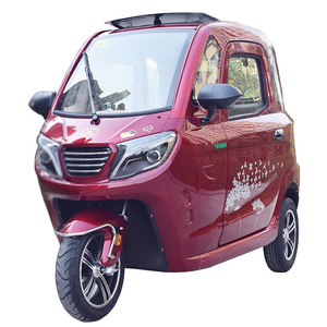 Electric Tricycle <b>2</b> Door 3 Seat Closed Adult 60V 1000W <b>Passenger</b> Use - Product Image 5