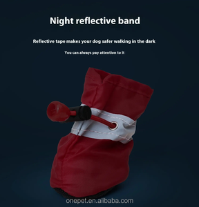 4 Uds impermeable invierno cálido antideslizante perro caminar botas lujo deporte estilo mascota perro zapatos malla algodón Animal al aire libre unidades - Product Image 2