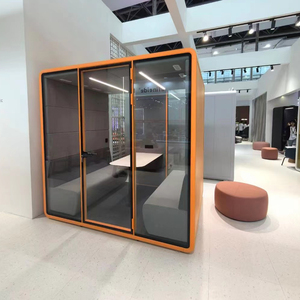 Premium Modular Office Pod Acoustic Cabin for Commercial Public Space Meetings - Product Image 3