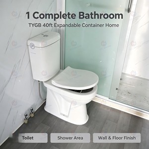 <span class=keywords><strong>Casas</strong></span> Plegables Prefabricadas TYGB de 40 pies, Color Gris, 3 Dormitorios, 1 Baño, 1 Cocina, <span class=keywords><strong>Casas</strong></span> Contenedor Expandibles en Venta, Enfocadas en la Calidad - Product Image 3