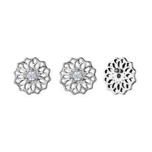 Nouvelle Boucle d'Oreille Labret Unisexe en Titane, Style Punk, Fleur Creuse Tourbillonnante, 16G, Filetage Externe, Idéale pour la Plage et les Fêtes - Product Image 5