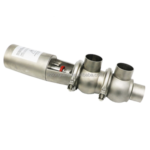 SS304/316L不锈钢DN25卫生三通气动控制换向阀转向座阀 - Product Image 4